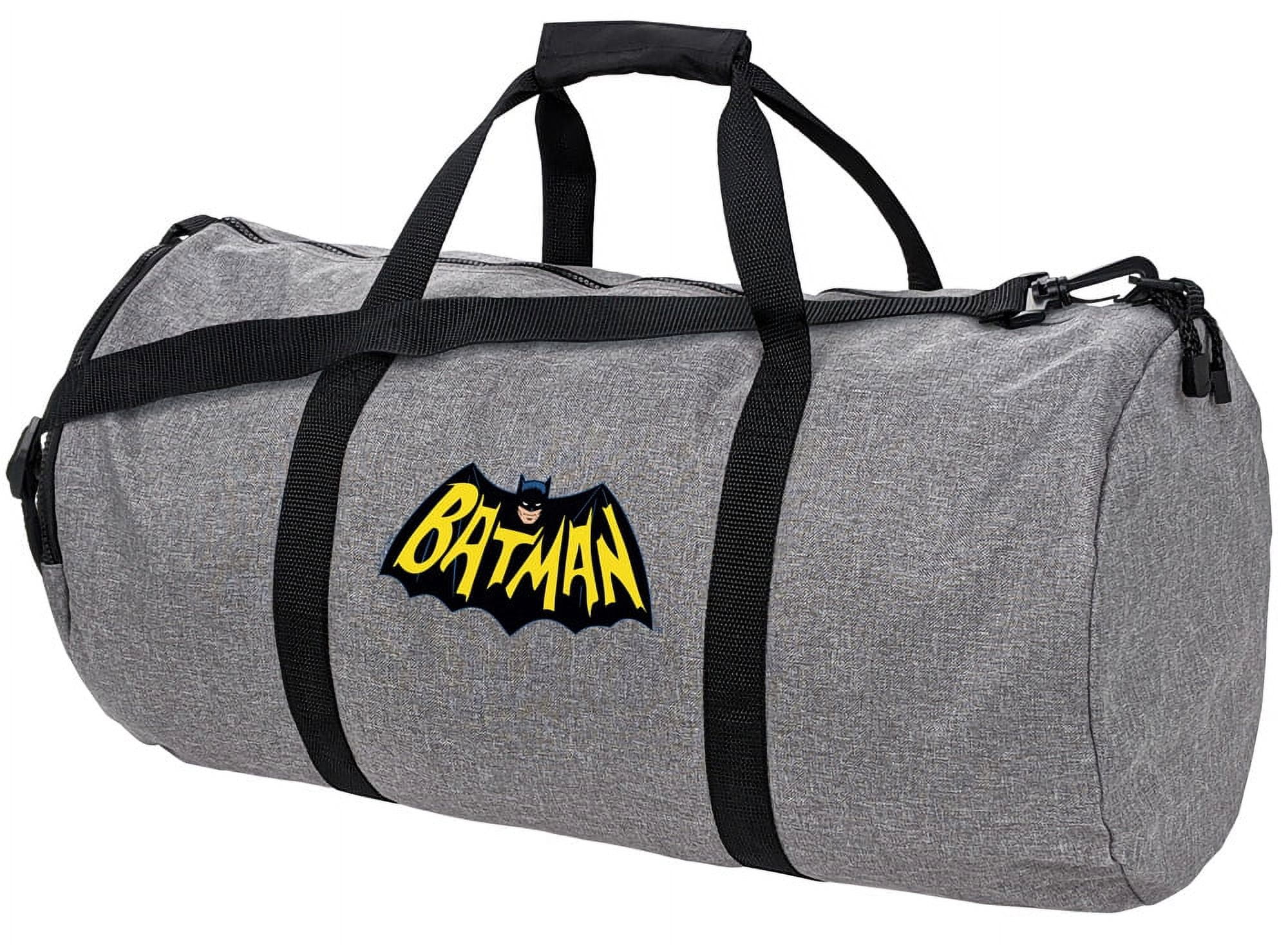 Batman 1966 TV Series Logo Lightweight Duffel Bag for Sports and Gym Packable for Travel