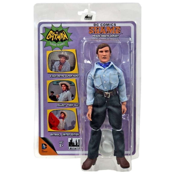 Batman 1966 TV Series Villain Variant Series Shame Retro Action Figure [Prison Inmate Variant]