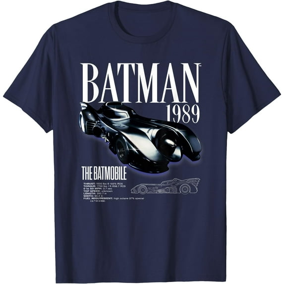 Batman 1989 Batmobile Schematic Unisex T-Shirt for Men Women Teenager