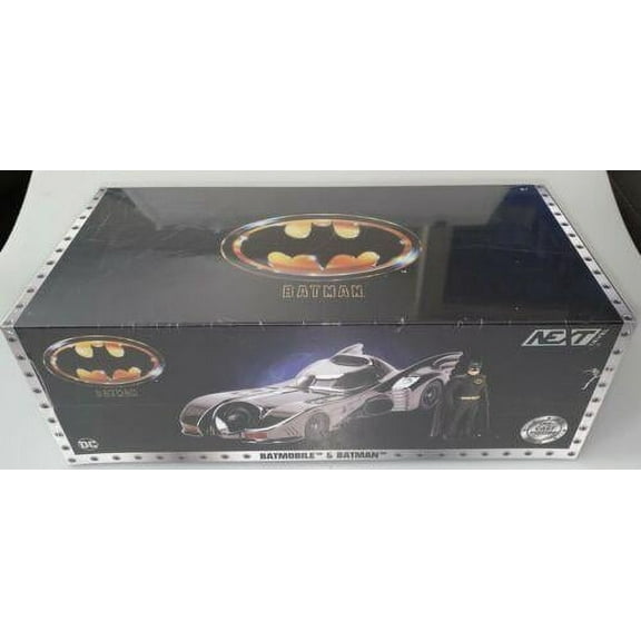 Batman 1989 Movie Batmobile Black Chrome Finish 1:24 Scale EXCLUSIVE Jada Toys