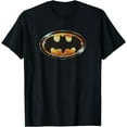 thumbnail image 1 of Batman (1989) Shiny Graphic Logo DTG Print Unisex T-Shirt,Black Color,Size 4T, 1 of 5
