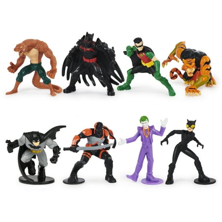 Batman 2-inch Scale 8-Pack of Collectible Mini Action Figures,