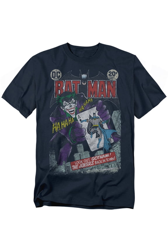 T-Shirt #251 Distressed Unisex Graphic Tee For Men & Women Navy 