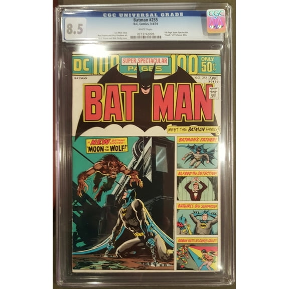 Batman #255 - CGC 8.5 Comic Book