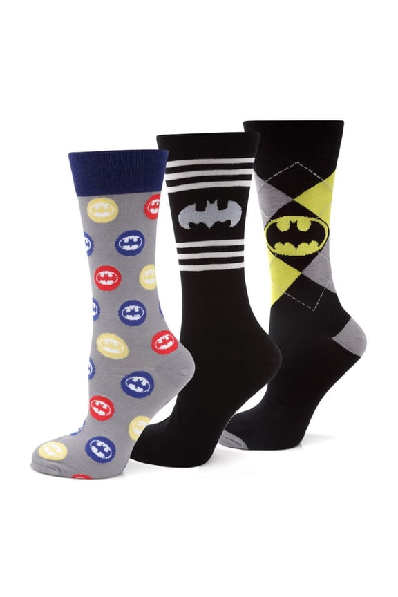DC Batman 3 Pack Sock Gift Set