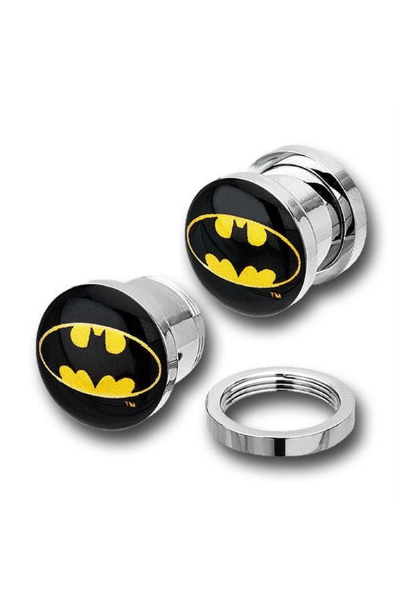 Batman 316L Surgical Steel Plugs-1