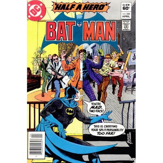 Batman #346 (Newsstand) VF ; DC Comic Book