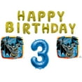 thumbnail image 1 of Batman 3rd Third Happy Birthday Letters Banner Party Balloons Decorations Supplies, 1 of 1