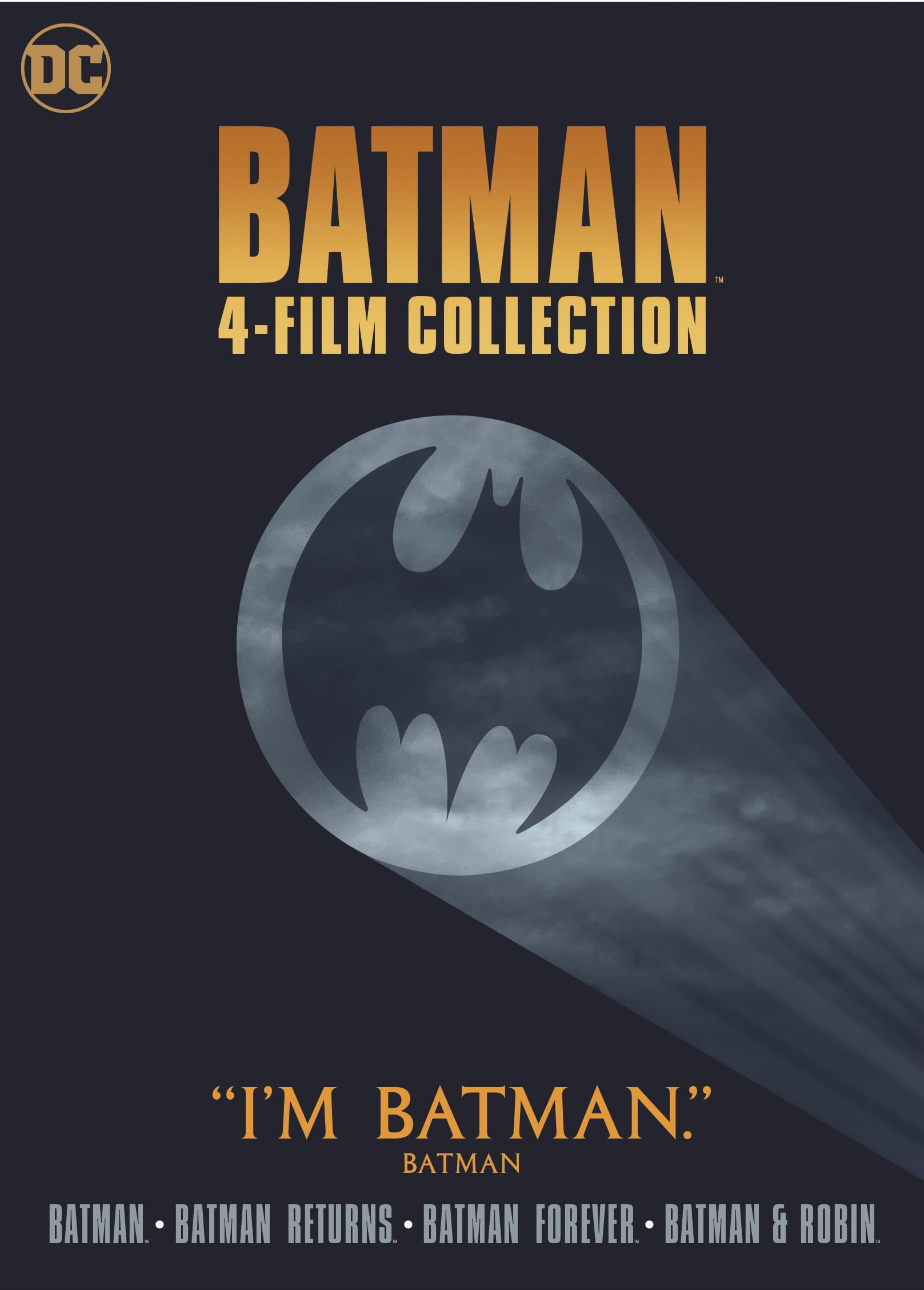 4 Film Favorites: Batman Collection DVD - Batman, Batman Forever, Batman Returns, Batman & Robin