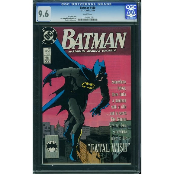 Batman #430 - CGC 9.6 Comic Book
