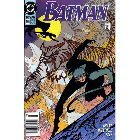 Batman #460 (Newsstand) VF ; DC Comic Book