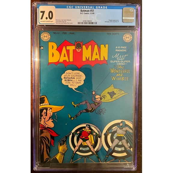 Batman #51 - CGC 7 Comic Book