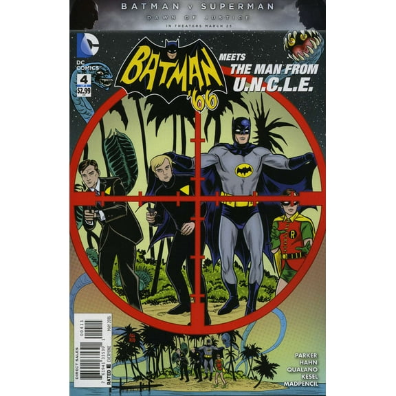 Batman '66 Meets The Man From U.N.C.L.E. #4 VF ; DC Comic Book