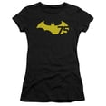 thumbnail image 1 of Batman 75 Logo 2 S/S Junior Women's T-Shirt Sheer Black, 1 of 1