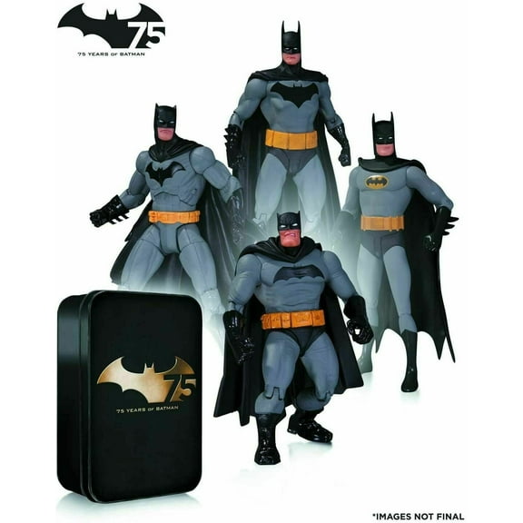 Batman 75th Anniversary Set 2 Action Figure 4-Pack