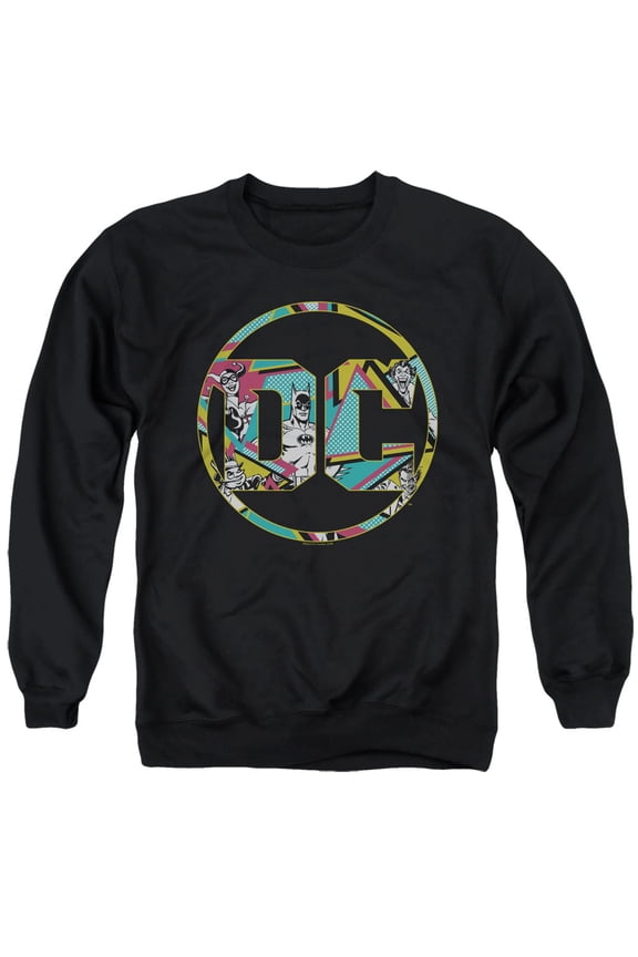 Batman - 80S Bat Logo - Crewneck Sweatshirt - Medium