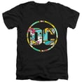 thumbnail image 1 of Batman - 80S Bat Logo - Slim Fit V Neck Shirt - Large, 1 of 2