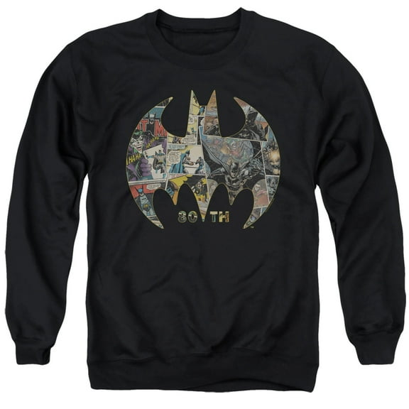 Batman - 80Th Shield - Crewneck Sweatshirt - XXX-Large