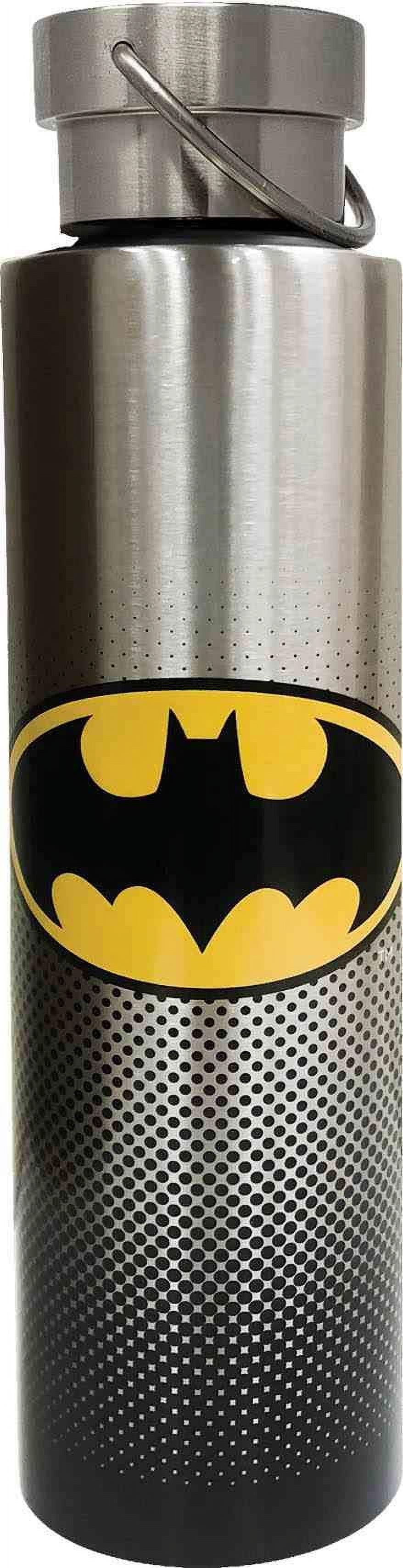 Spoontiques Hogwarts Alumni Stainless Steel Water Bottle, 24 Oz, Black - Themed Harry Potter Drinkware With Handle