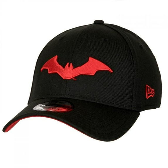 Batman 854569-medium-la Batman Robert Pattison Logo New Era 39Thirty Fitted Hat - Medium & Large