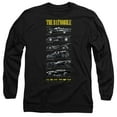 thumbnail image 1 of Batman 85th Anniversary Batmobile on Dark Unisex Adult Long-Sleeve T Shirt, Black, 2X-Large, 1 of 3