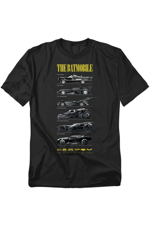 85Th Anniversary T-Shirt 85Th Anniversary Batmobile On Dark Unisex Graphic Tee for Men & Women