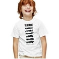 thumbnail image 1 of Batman 85th Anniversary Batmobile on Light Kids T Shirt for Youth Boys and Girls, White, X-Large, 1 of 5