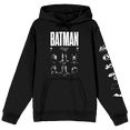 thumbnail image 1 of Batman 85th Mashup Headgear Long Sleeve Black Adult Hooded Sweatshirt-Large, 1 of 2