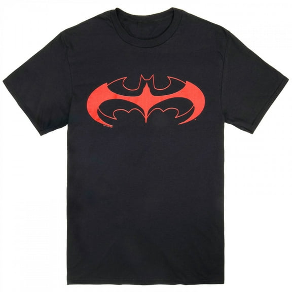 Batman 887754-3xlarge Batman & Robin Logo T-Shirt, Black - 3XL