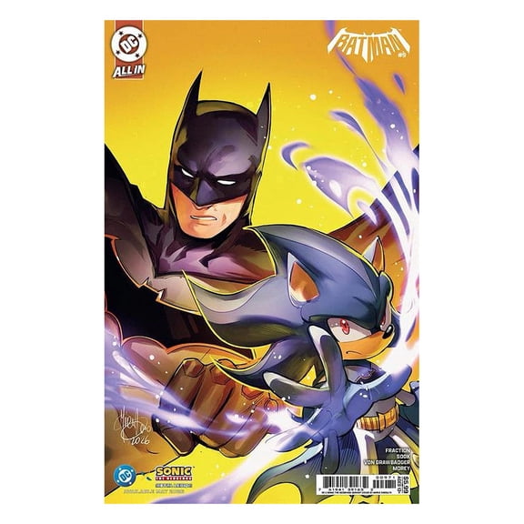 Batman #9 Cover F Mirka Andolfo DC X Sonic