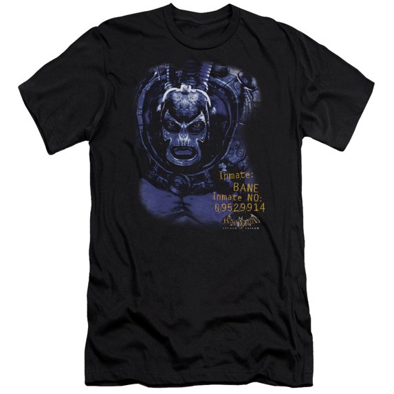 Batman Aa Arkham Bane S/S Adult 30/1 T-Shirt Black