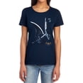 thumbnail image 1 of Batman Aa Arkham Batman Women's T Shirt, Navy, 2X-Large, 1 of 6