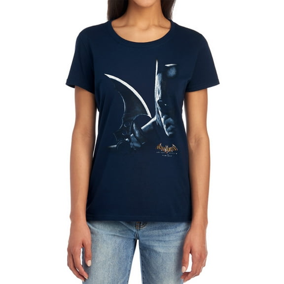 Batman Aa Arkham Batman Women's T Shirt, Navy, Small