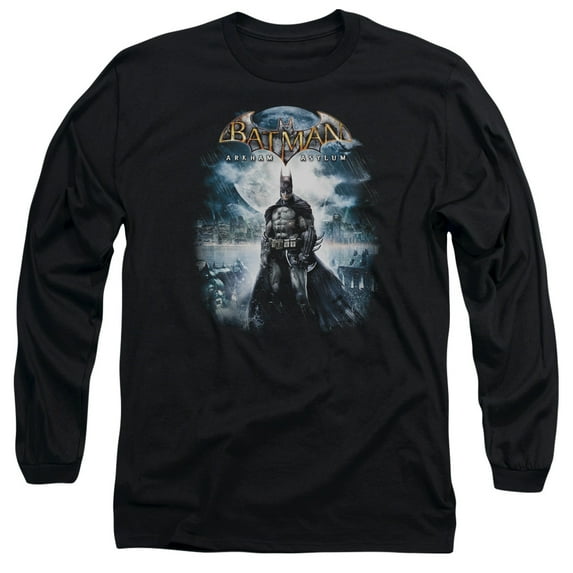 Batman Aa Game Cover Long Sleeve T-Shirt Adult 18/1 Black