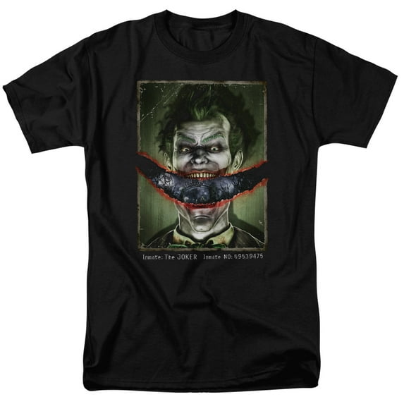Batman Men's Split Lip T-shirt Large Black