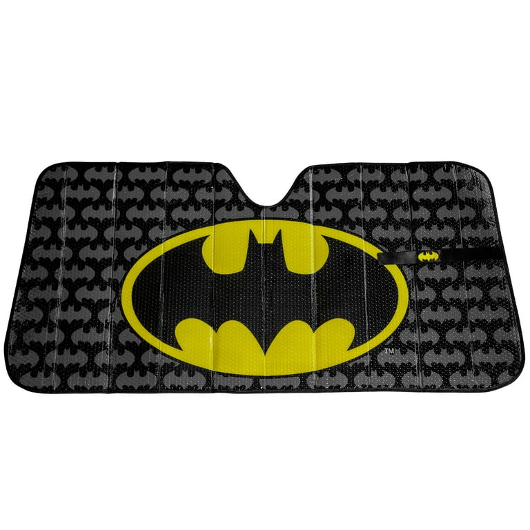 Warner Bros. Batman Accordion Sunshade Automotive Window Shade 58 x 27.5