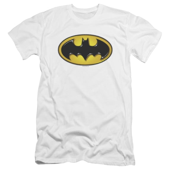 Batman - Airbrush Bat Symbol - Premium Slim Fit Short Sleeve Shirt - XX-Large