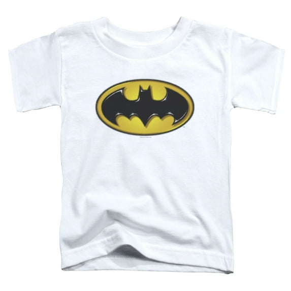 Batman - Airbrush Bat Symbol - Toddler Short Sleeve Shirt - 4T