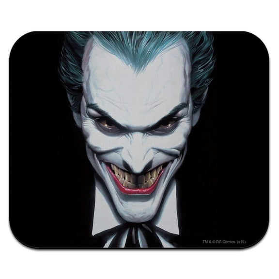 Batman Alex Ross Joker Head Low Profile Thin Mouse Pad Mousepad