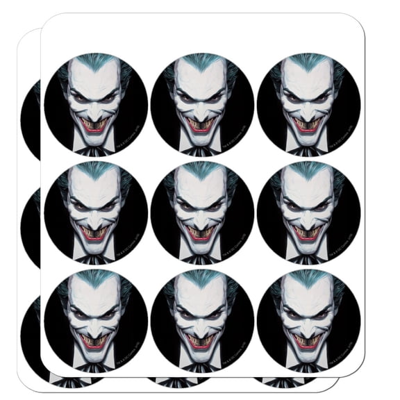 Batman Alex Ross Joker Head Planner Calendar Scrapbooking Crafting Stickers