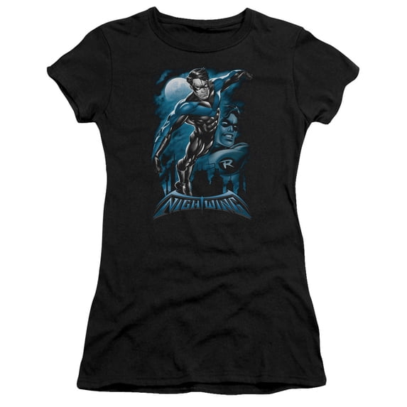 Batman - All Grown Up - Juniors Teen Girls Cap Sleeve Shirt - Large