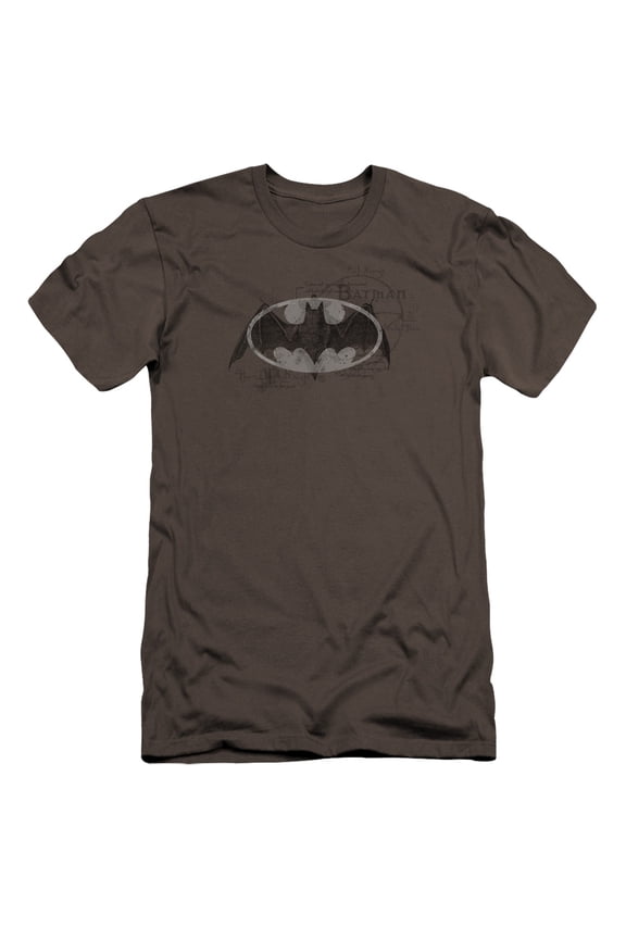 Batman - Arcane Bat Logo - Premium Slim Fit Short Sleeve Shirt - Small