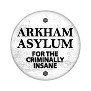 DC Comics Batman Arkham Asylum For The Criminally Insane Licensed 1.25 Inch Button 87729