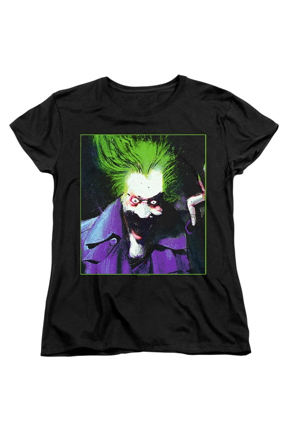 - Arkham Asylum Joker - Women's Short Sleeve Shirt - Large