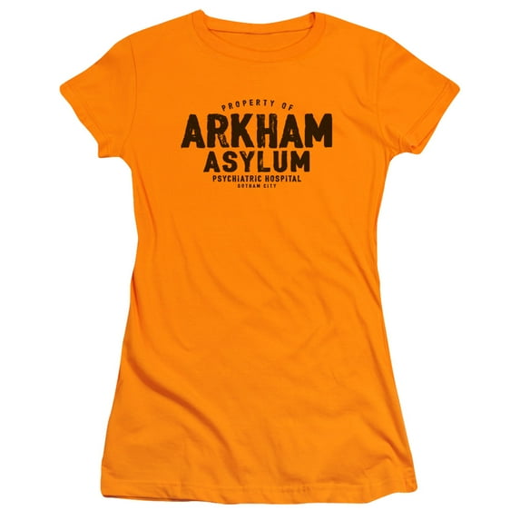 Batman Arkham Asylum S/S Junior Women's T-Shirt Sheer-Orange