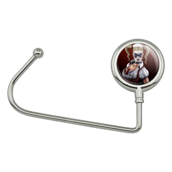 Batman Arkham Asylum Video Game Harley Quinn Purse Bag Hanger Holder Hook