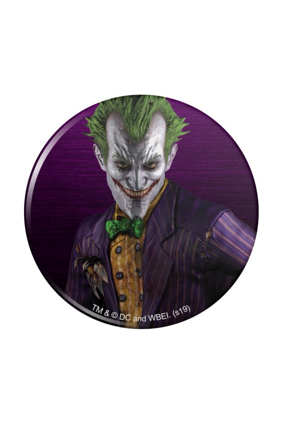 Batman Arkham Asylum Video Game Joker Pinback Button Pin