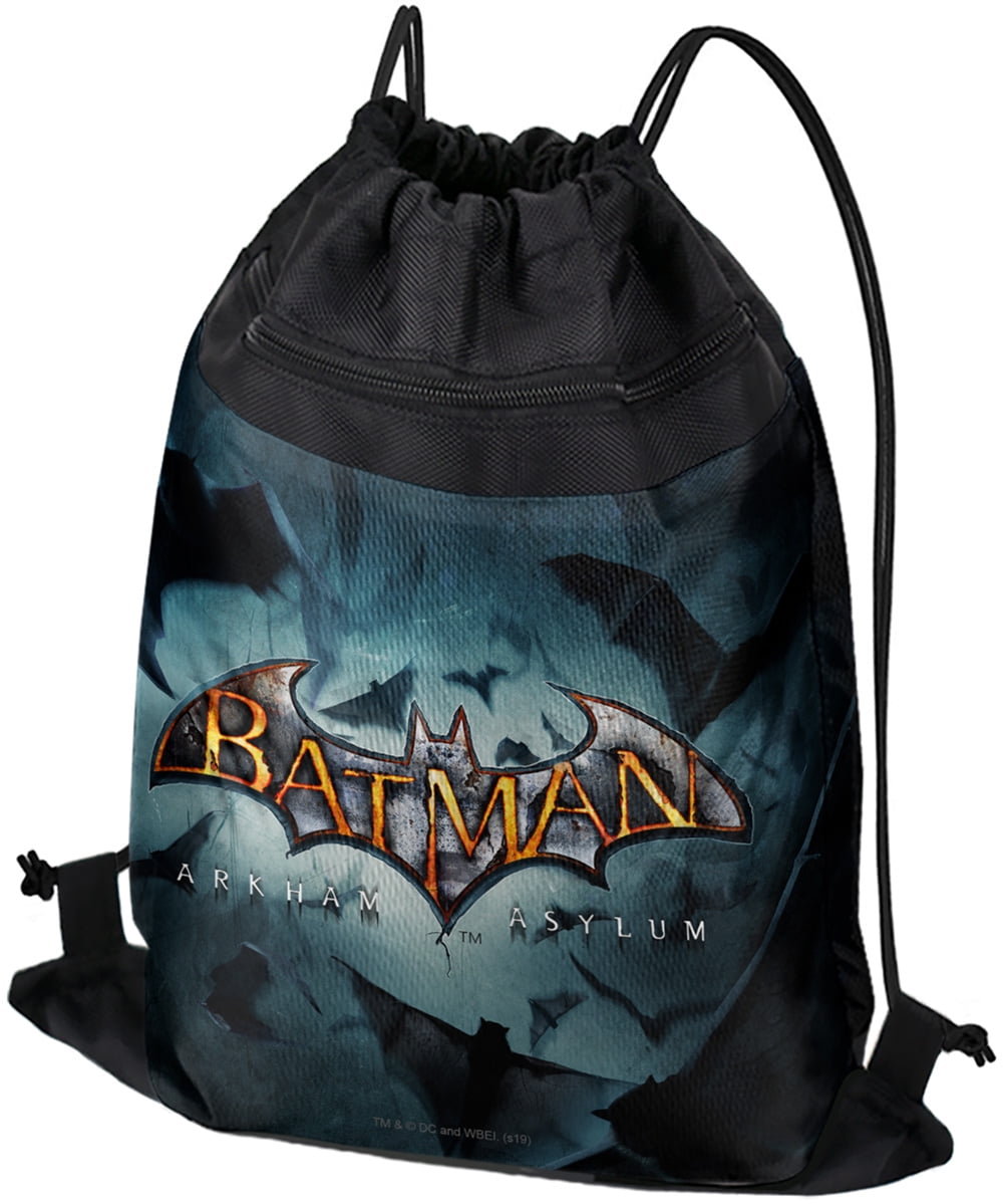 Batman Drawstring Backpack Sport Gym Bag For Yoga Swimming Gymsack Sport Strap Pack Bag