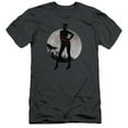 thumbnail image 1 of Batman Arkham City Catwoman Convicted S/S Adult 30/1 T-Shirt Charcoal, 1 of 1