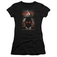 thumbnail image 1 of Batman Arkham City Obey Order Poster S/S Junior Women's T-Shirt Sheer Black, 1 of 1
